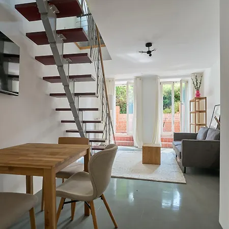 Apartmán Ruhiges Zentrales Maisonette-loft In